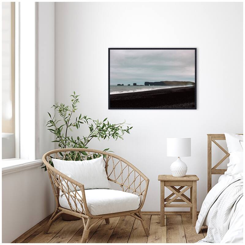 Kate and Laurel Sylvie Keyholed Landscape Framed Canvas by Alicia Abla