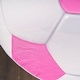 preview thumbnail 6 of 9, Nourison Imagination Indoor only Pink Soccer Graphic Area Rug - 5' Round