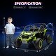 preview thumbnail 26 of 29, 2 Seater Kids Electric Utv, 24V 4WD Ride On Car with Remote Control