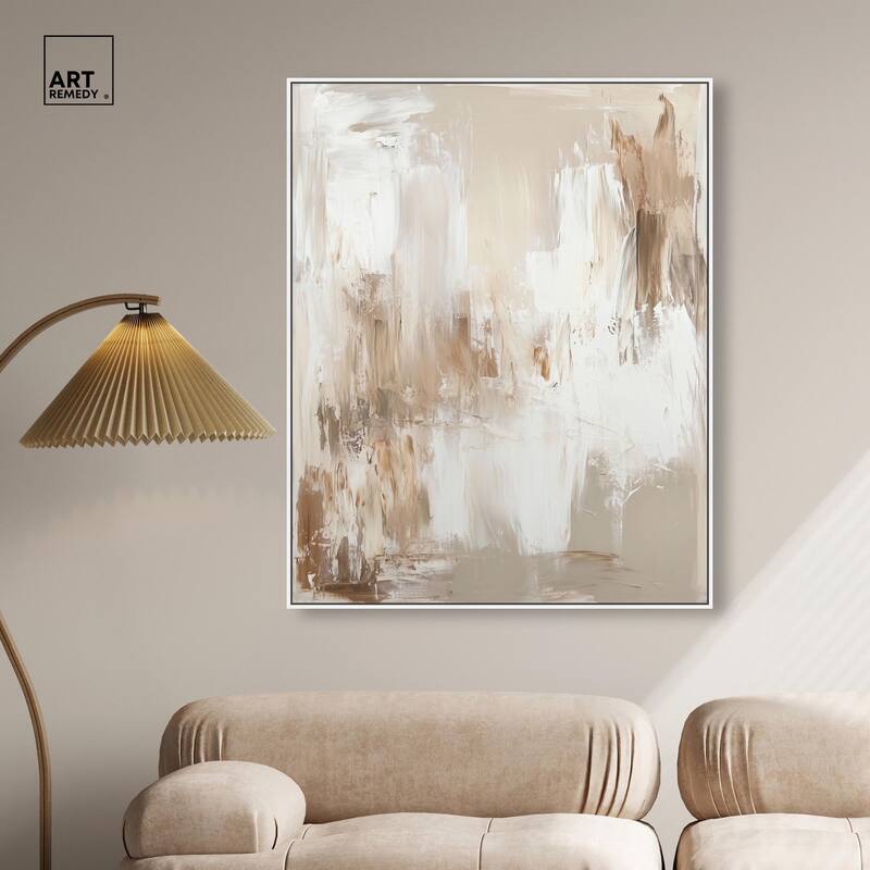 Latte Layers I Canvas by Art Remedy
