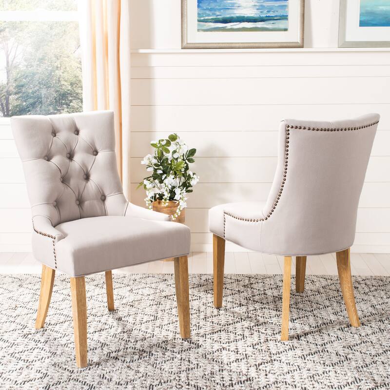 SAFAVIEH Loren Dining Chair (Set of 2) - 24"W x 25"D x 39"H