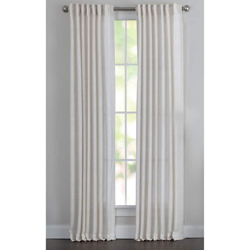 Miller Curtains Billings Hidden Back Tab Rod Pocket Panel - Cloud - 50" x  84"