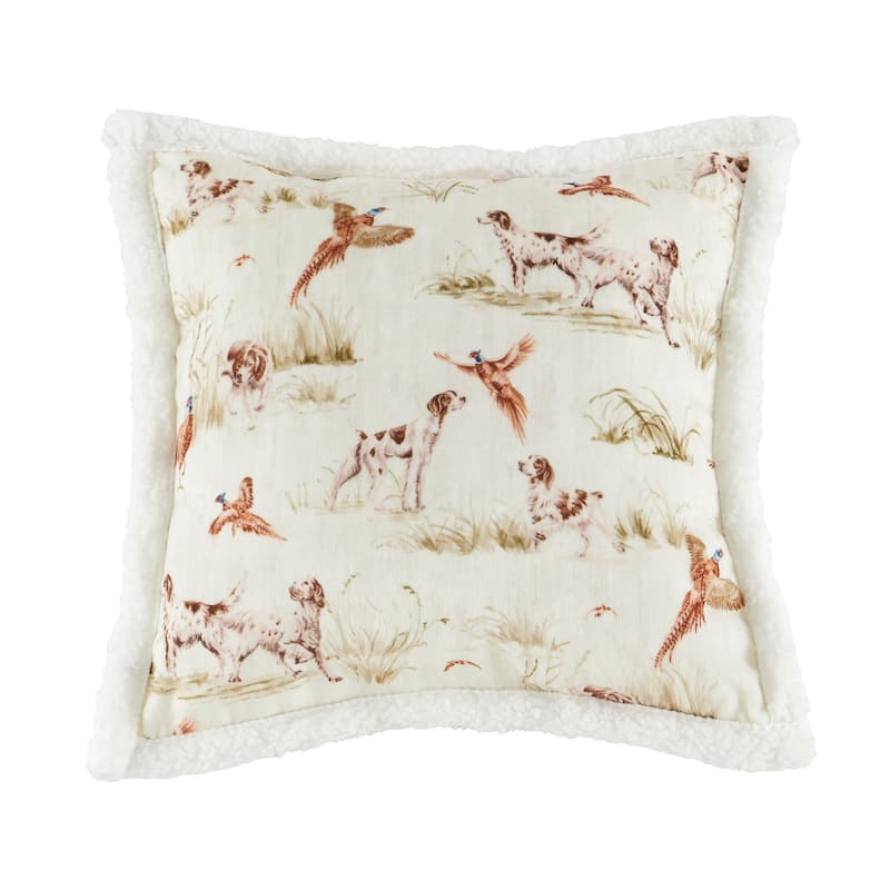 Indigo Hill by HiEnd Accents Campfire Sherpa Fleece Throw, 1PC or 3PC