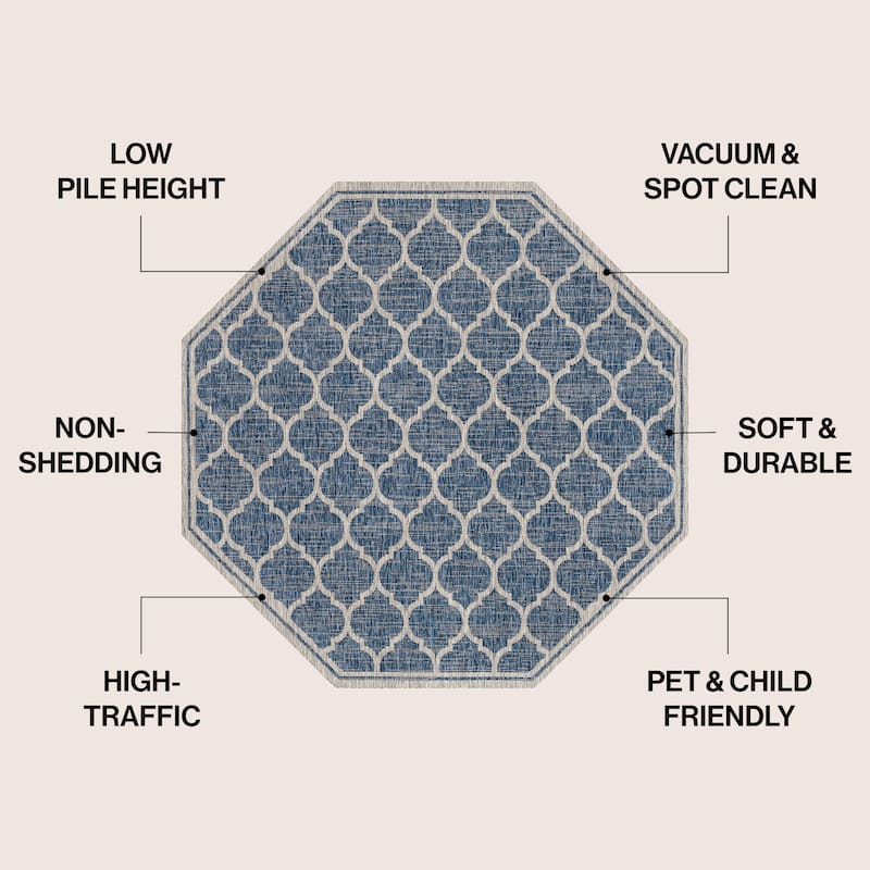 JONATHAN Y Zinnia Textured Weave Indoor/Outdoor Area Rug