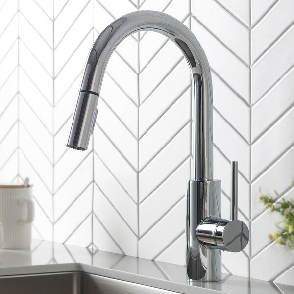 Kraus Oletto 2-Function 1-Handle 1-Hole Pulldown Kitchen Faucet. Opens flyout.