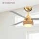 preview thumbnail 12 of 15, Fanimation Paget 52 inch Indoor/Outdoor Ceiling Fan with LED Light Kit and Remote