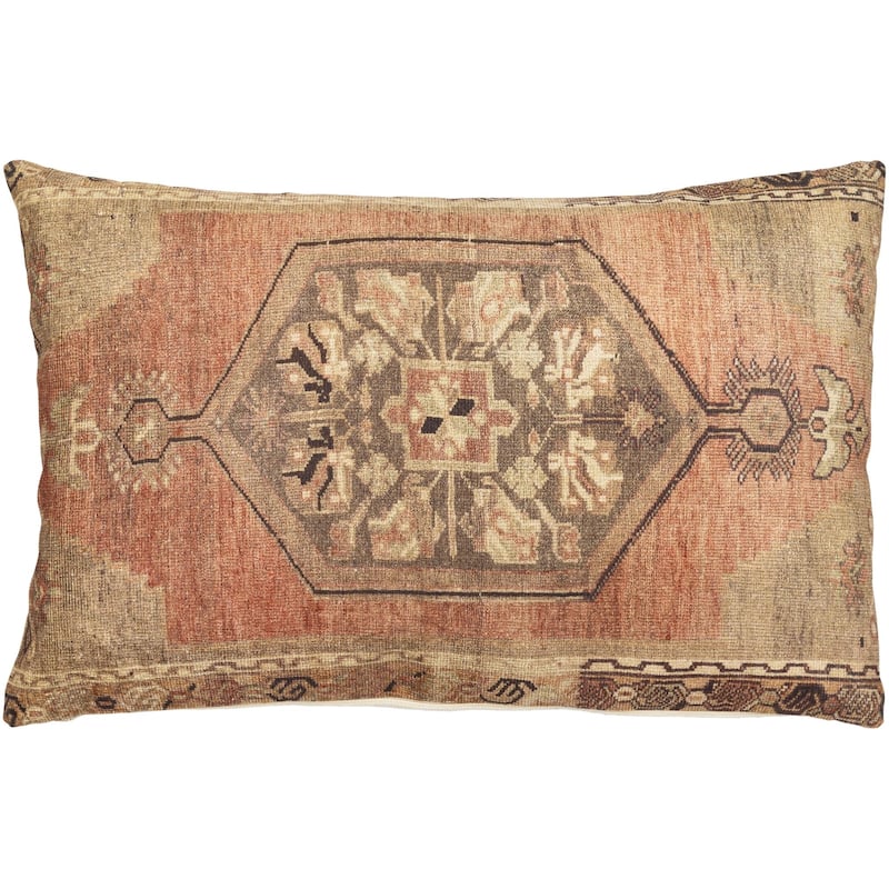 Zorya Traditional Medallion Throw Pillow