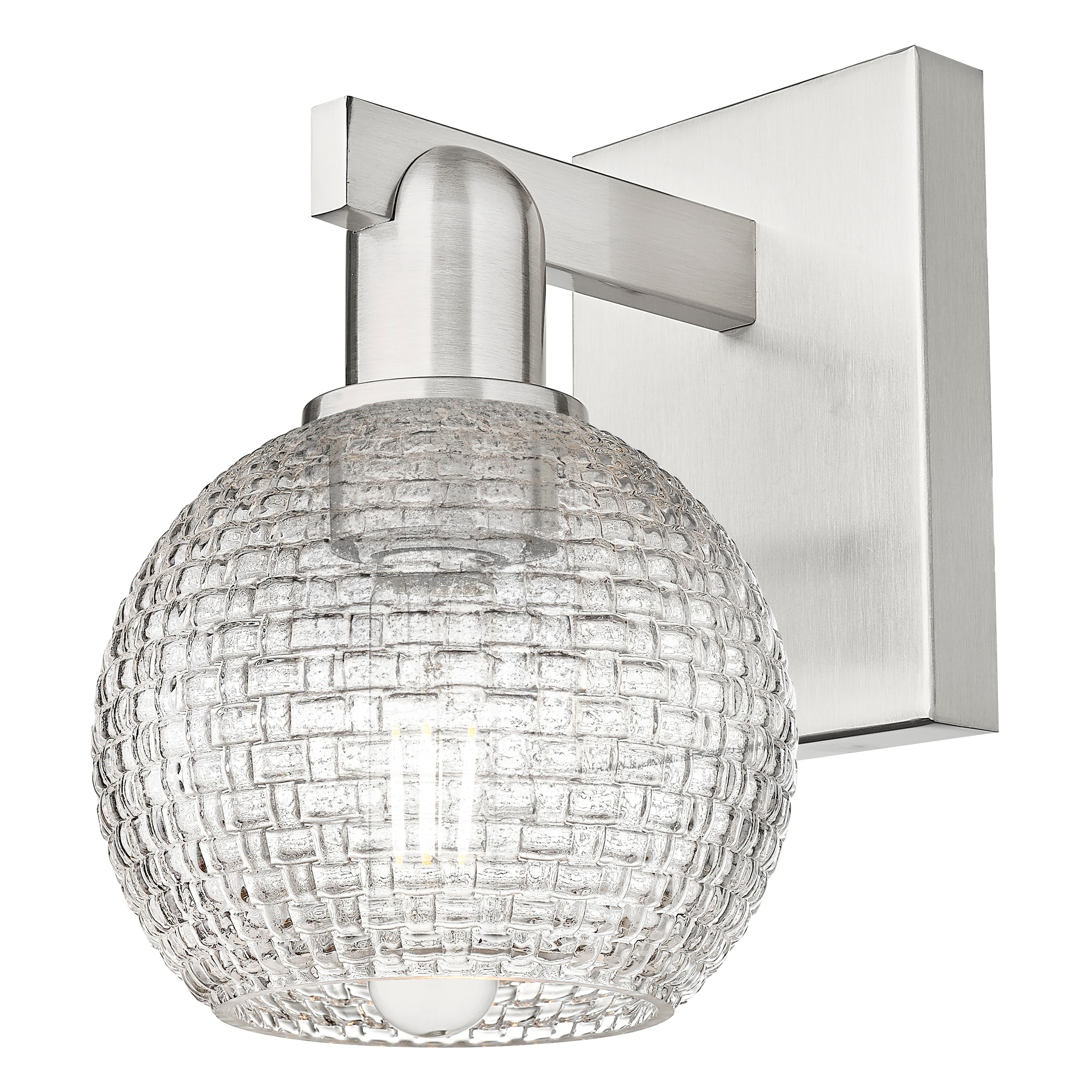 Innovations Lighting Endless Possibilities Arcadia - Athens - 1 Light 6" Basketweave Sconce