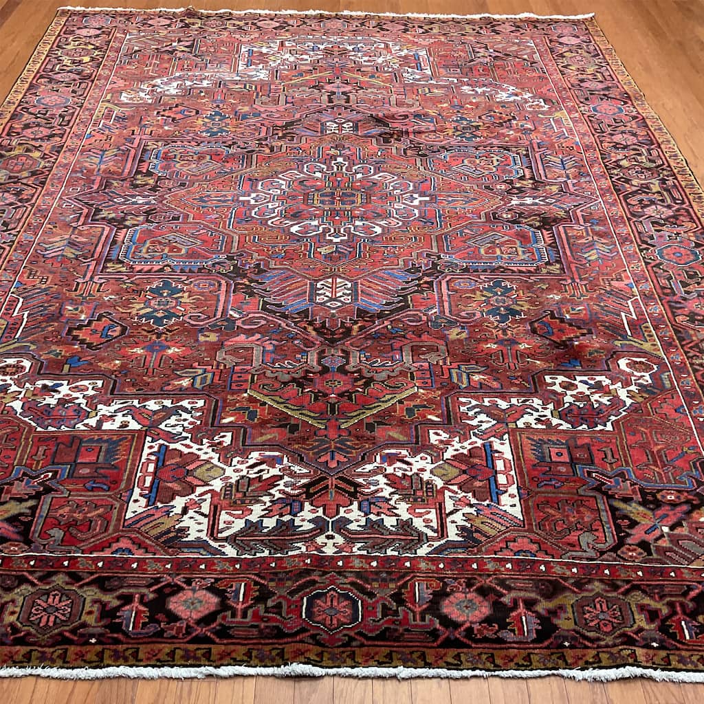 HERAT ORIENTAL Handmade Fine Heriz Rug - 8'10" x 11'1"