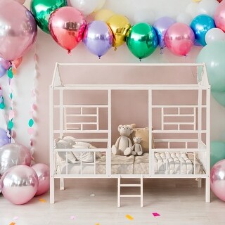 Playhouse Design Full Size House Bed Kids Bed Loft Bed