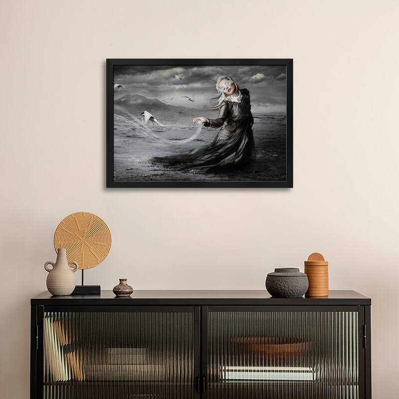 No Eye Can See The Pattern Premium Framed Poster by KT Allen