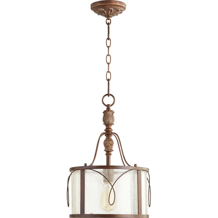 Salento Clear Seeded 1-light Pendant - Copper