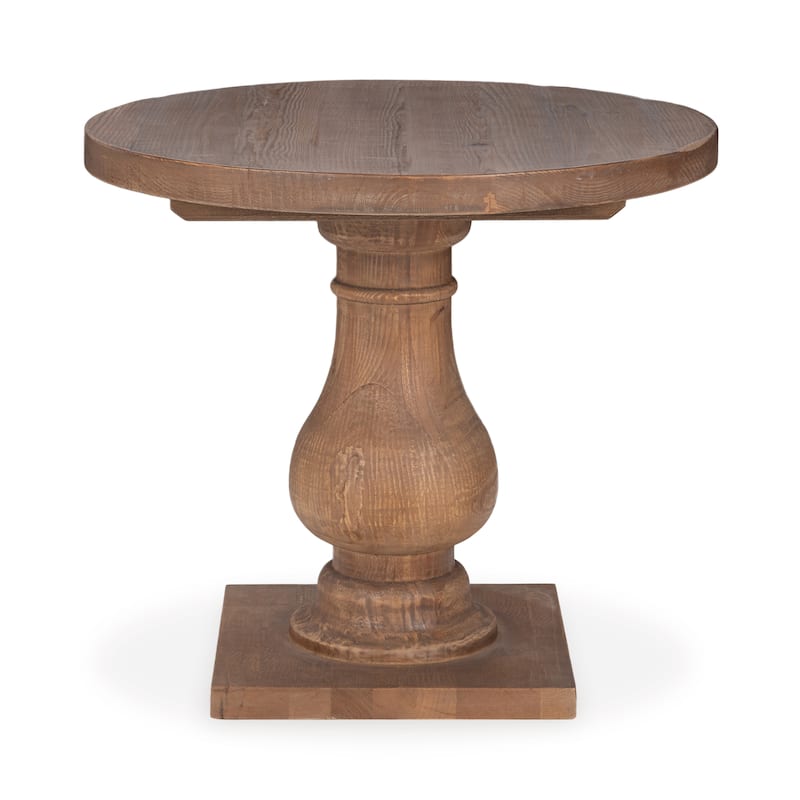Carolina Reclaimed Wood Round End Table by Kosas Home