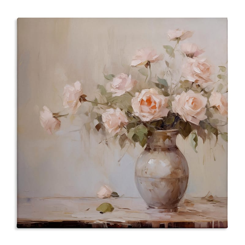 Stupell Romantic Rose Bouquet Canvas Wall Art Design By Arlington Prints - 36 x 36