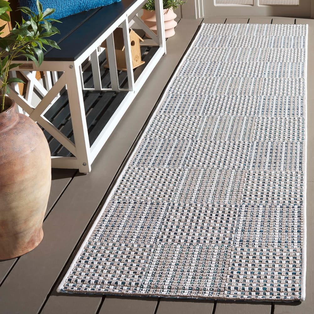 SAFAVIEH Sisal Thera All-Weather Indoor/Outdoor Waterproof Patio Backyard Rug