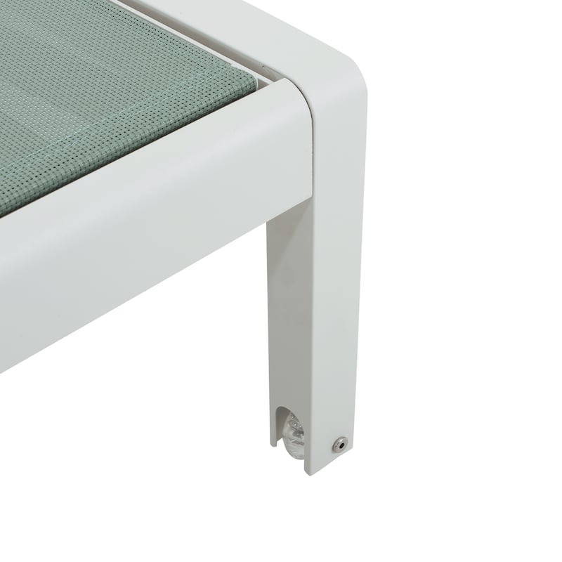 Cape Coral Kd Chaise Lounge Wht(Mp2)
