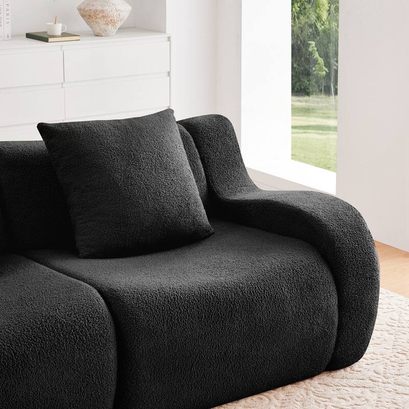 Boneless Sofa,No Assembly Required Streamlined Design