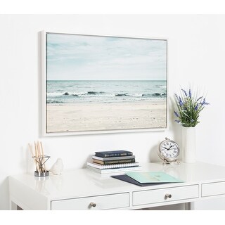 Kate and Laurel Sylvie Beach Framed Canvas by Emiko and Mark Franzen