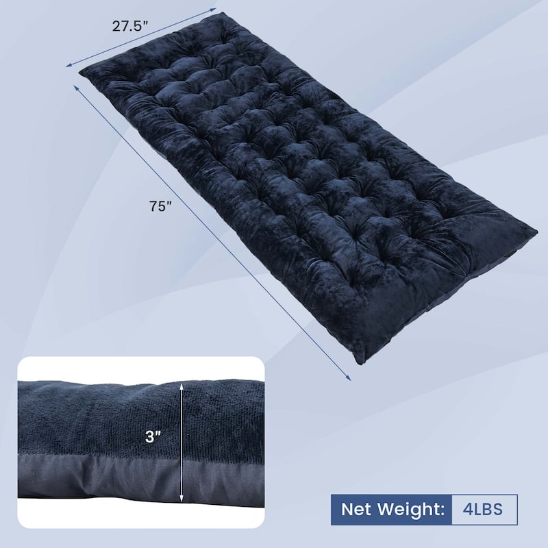 Outdoor Camping Cot Resting Pad Lightweight Crystal Velvet
