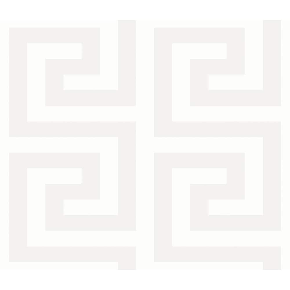Seabrook Designs Forte Greek Key Non-Woven Unpasted Wallpaper
