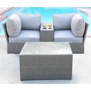 4 Piece Conversation Set with Cushions