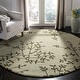 preview thumbnail 58 of 87, SAFAVIEH Handmade Soho Ghina N.Z. Wool Rug 6' Round - Green/Multi - Round