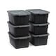 preview thumbnail 32 of 42, Rubbermaid Roughneck Storage Totes Black & Grey - 3 Gal -6 Pack