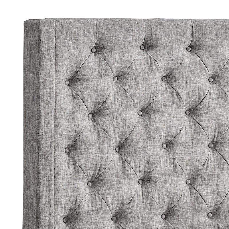 Naples Button-tufted Wingback Headboard only by iNSPIRE Q Artisan