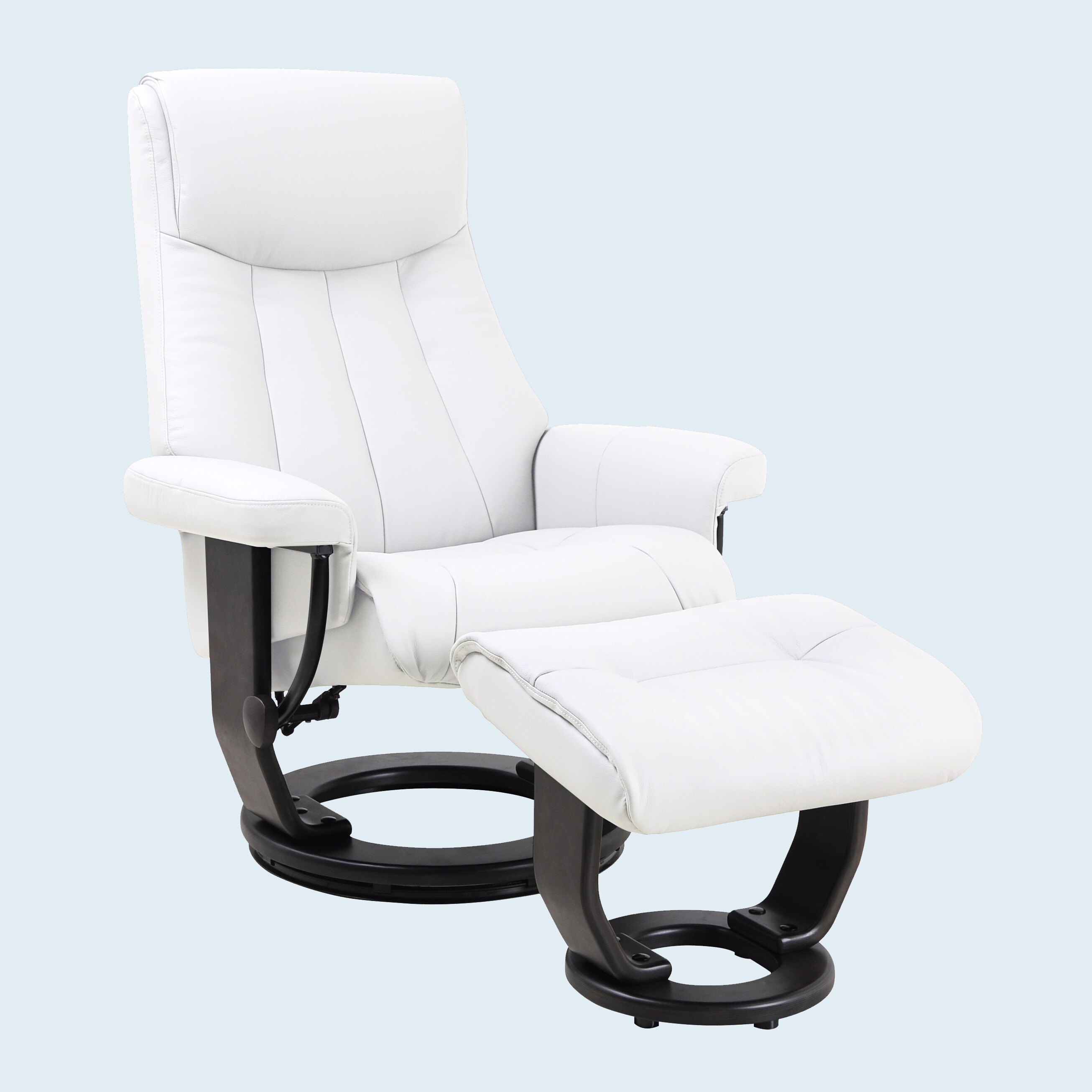 Leather glider recliner with ottoman shop