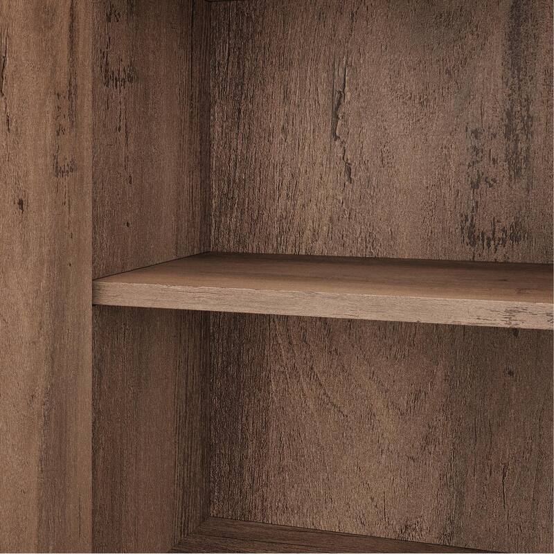 Wine Bar Cabinet with LED Lights, Tall Coffee Bar Station with Power Outlets and Wine Rack