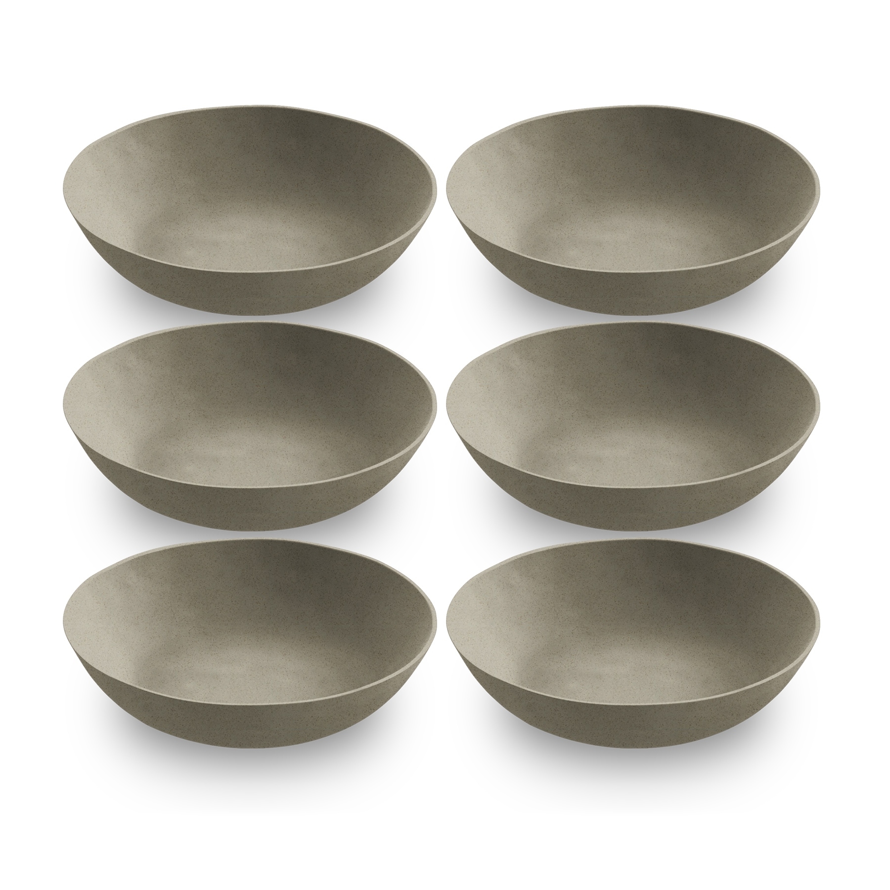 Abode Homewares Planta Low Bowl - Matte Dune - 9" - Set of 6