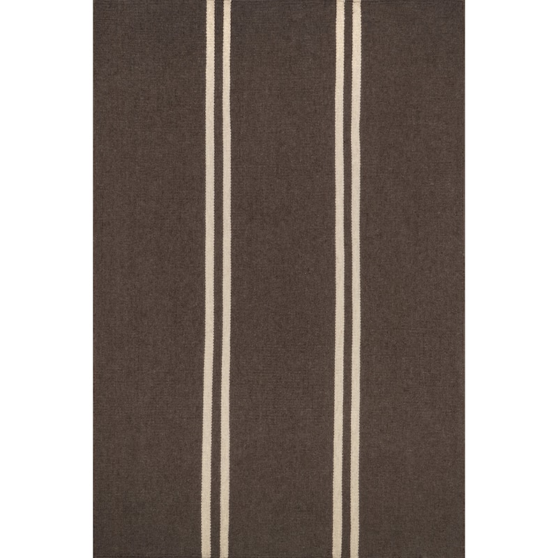 Elowen Double Striped Wool Area Rug