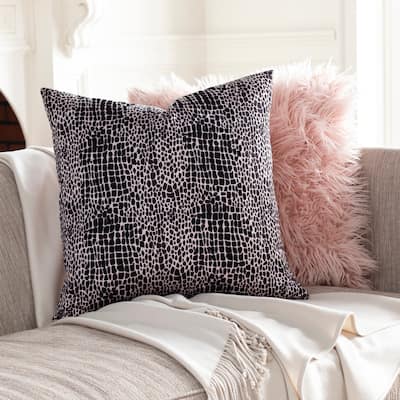 Sapa Animal Print Textured Eclectic Throw Pillow