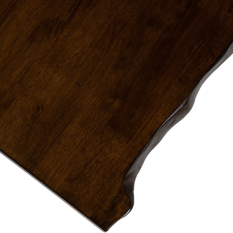 Wallgren Transitional Oak and White 47-inch Metal Coffee Table by Furniture of America