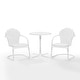 preview thumbnail 19 of 38, Crosley Tulip 3Pc Outdoor Bistro Set - 98 W x 29 D x 32.88 H