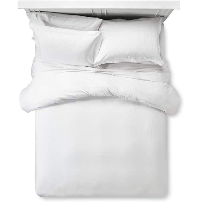 Feather & Stitch 500 Thread-Count Luxury Duvet Cover Set