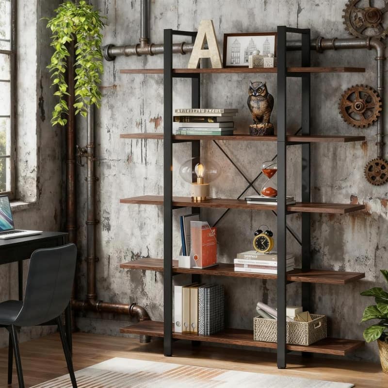 72" H 5-Tier Bookshe