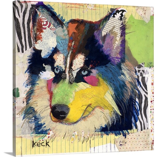 "Siberian Husky" Canvas Wall Art
