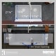 preview thumbnail 59 of 59, Karran Retrofit Farmhouse Quartz 34 in. Double Bowl 60/40 Sink Kit
