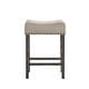 preview thumbnail 9 of 8, Set of 2 Linen Upholstered Counter Height Stool