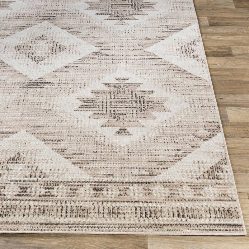 Livabliss Bohemian & Eclectic Rafetus Medallion Area Rug