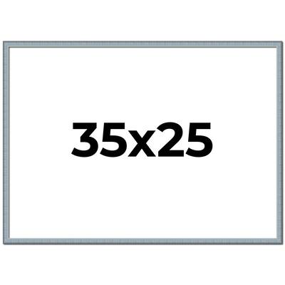 35x25 Frame Rustic Sky Blue Solid Wood Picture Frame | 0.75 Inch