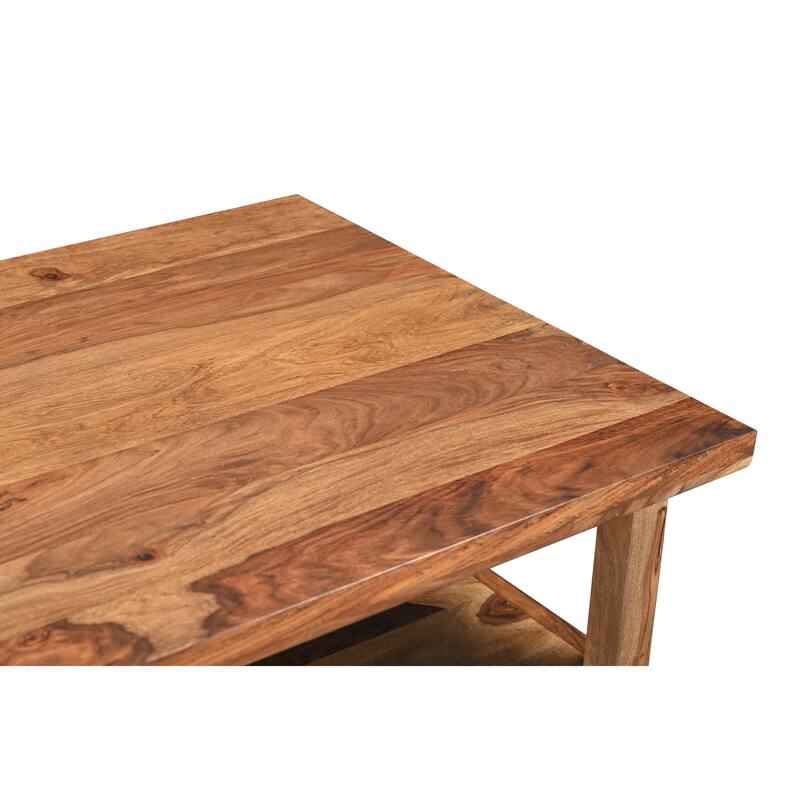 Avenue 2-piece Live Edge Solid Wood Desk Set