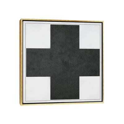 iCanvas "Black Cross, c.1923 " by Kazimir Severinovich Malevich Framed Canvas Print
