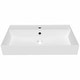 preview thumbnail 15 of 42, Rectangular Wall Mount Basin with Faucet Drilling Options and Overflow