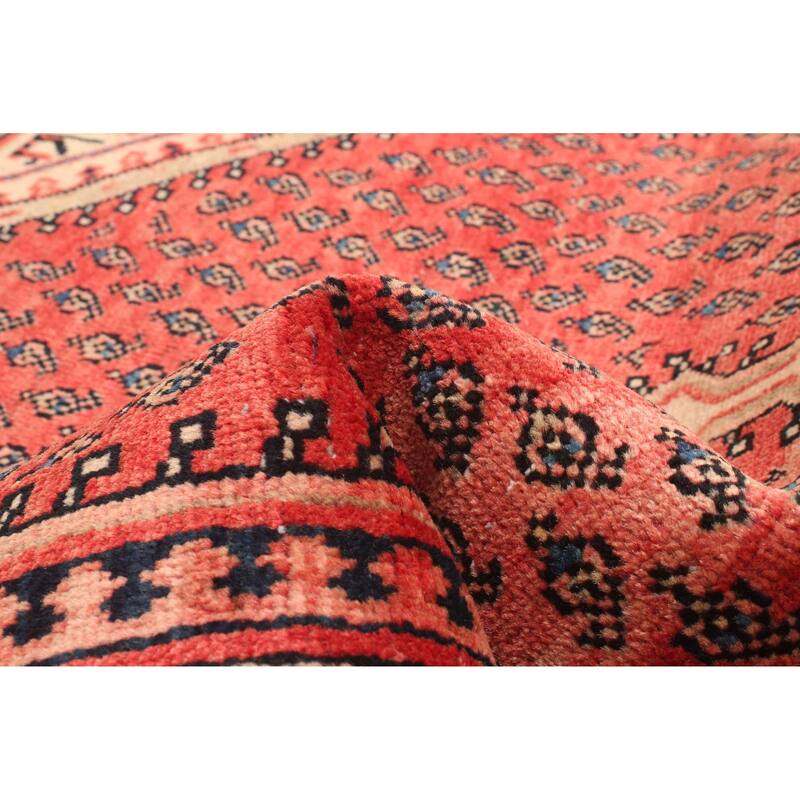 ECARPETGALLERY Hand-knotted Andelz Red Wool Rug - 3'3 x 4'11