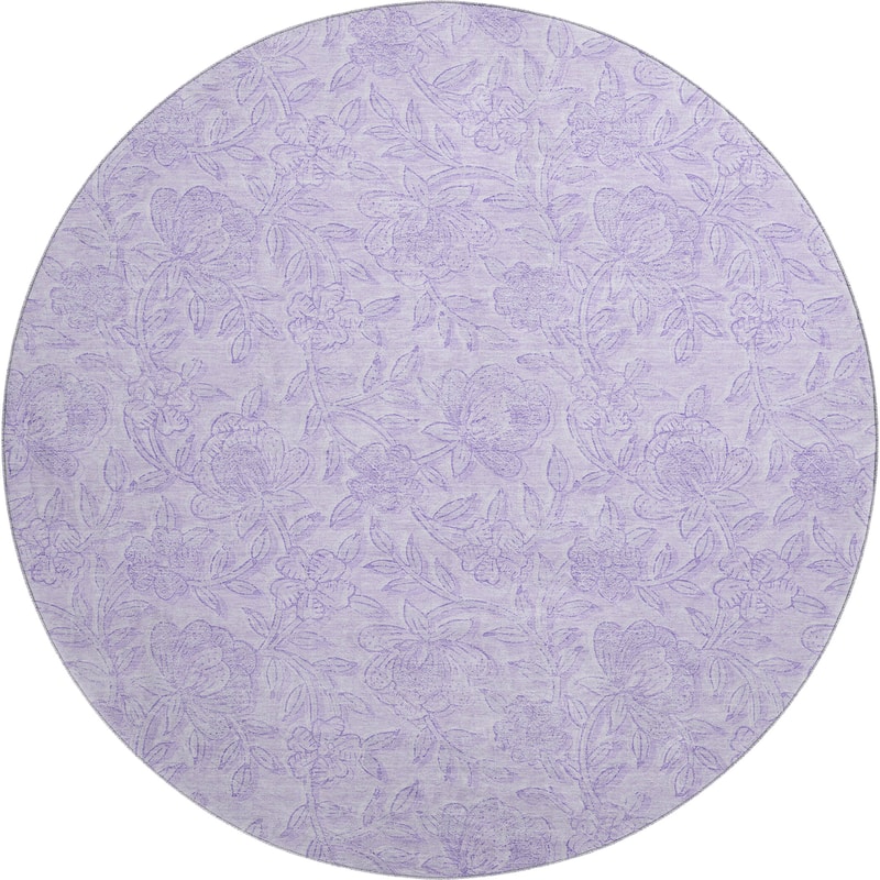 Premium Washable Super Soft Muted Floral Mayfield Rug