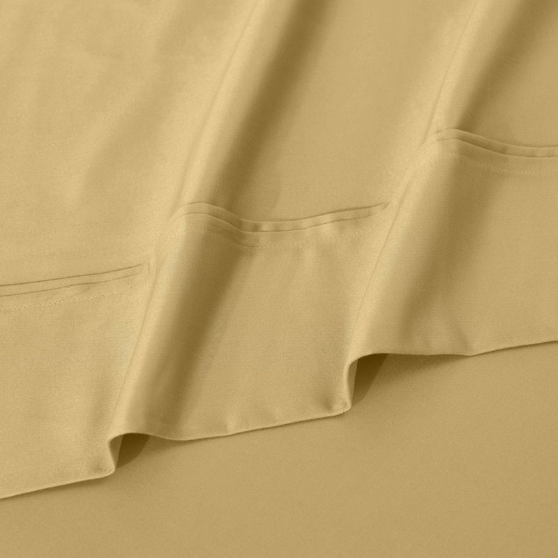 Superior Egyptian Cotton 1200 Thread Count Eco-Friendly Solid Sheet Set