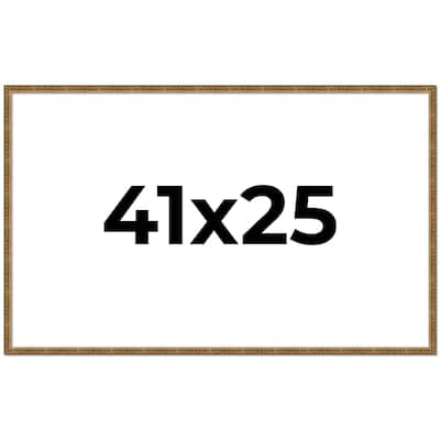 41x25 Frame Gold Picture Frame - Complete Modern Photo Frame Includes