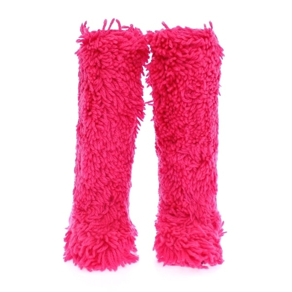 Shop Dolce & Gabbana Pink Wool Runway Boots Shoes Stivali Shop Dolce & Gabbana Pink Wool Runway Boots Shoes Stivali